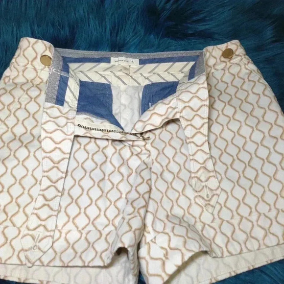 Meadow Rue (ANTHROPOLGIE) Shorts, US2. Geometric, Barbiecorp, Miami Vibes, Chic - Picture 4 of 4
